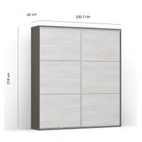 DRESSING LEX 221-218-45 B GRI/MSJ